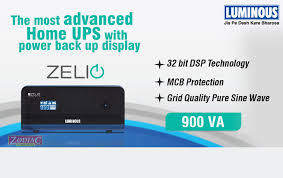Luminous Zelio Sine Wave 900VA UPS Inverter Price in India