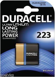 Duracell Ultra CR-P2 223 1400mAh Lithium Battery