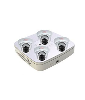 CP PLUS CP-HDCVI 4CHD-4IRD 4Channel DVR + 4 Dome IR CCTV Camera