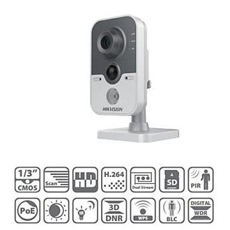 Hikvision DS-2CD2432F-IW IR Cube Network Camera