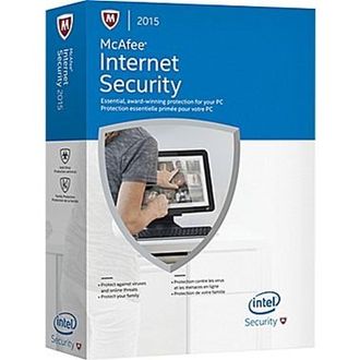 McAfee Intel Internet Security 2015 1 PC 3 years Antivirus