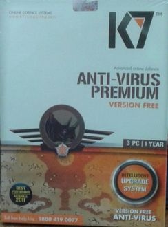 K7 Anti-Virus Premium Version Free 3 PC 1 Year