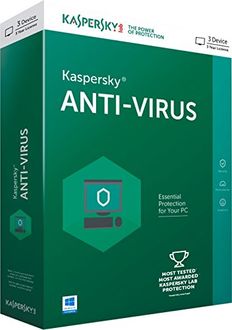 Kaspersky Anti-virus 2016 3 PC 3 Year