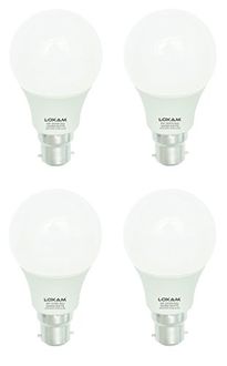 Loxam 9W LED Bulbs (Warm White, Pack of 4) Price in India