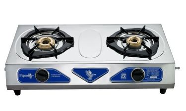 Pigeon Stainless Steel Duo Gas Cooktop (2 Burner) Price in India