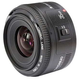 YONGNUO YN35mm F2 Lens 1:2 AF / MF Wide-Angle Fixed/Prime Auto Focus Lens (For Canon EF Mount EOS)