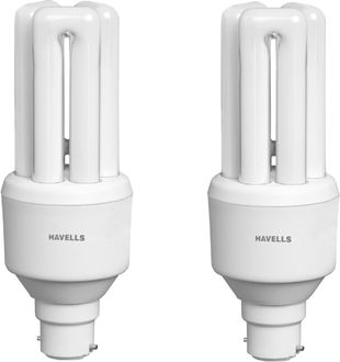 Havells TU 20 Watt CFL Bulb (Cool Day Light,Pack of 2) Price in India
