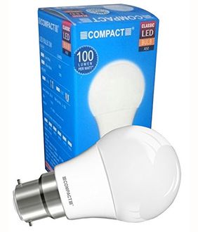 Compact 3W B22 LED Bulb (Cool White)