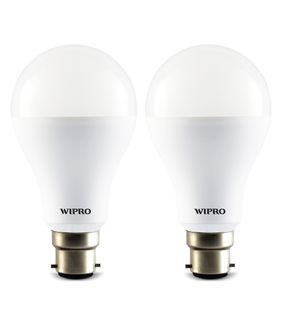 Wipro 12W Garnet LED Bulb (Cool Day Light , pack of 2)