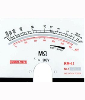 Kusam Meco KM 41 500V Analog Insulation Tester