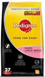 Pedigree Puppy Large Breed Chicken, Rice Dog Food 3 kg