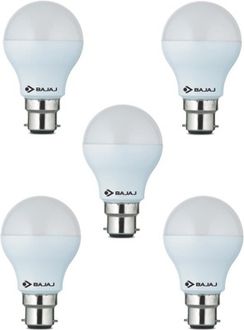 Bajaj 7 W LED CDL B22 CL White Bulb (Pack of 5) Price in India