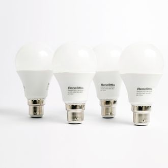 ReneSola 7W B22 LED Bulb (White, Set of 4)