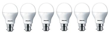 Philips 9W LED Bulb (White, Pack of 6)