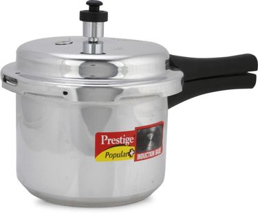 Prestige Popular Plus Aluminium 3 L Pressure Cooker (Induction Bottom, Outer Lid)