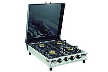 Sunshine CT-200 4 Burner SS Gas Cooktop (With Cover) Price in India