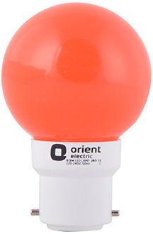 Orient Electric Eternal Deco Shine 0.5 W B22 Led Lamp (Orange)
