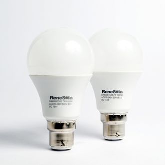 ReneSola 7 W B22 LED Bulb (White, Pack of 2)