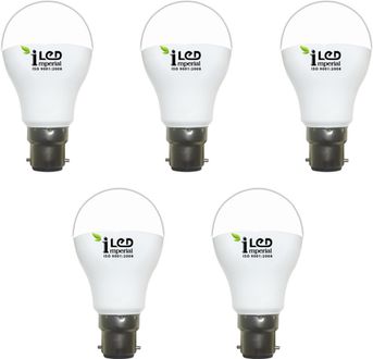 Imperial 5W-CW-BC22-3614 LED Premium Bulb (White, Pack of 5) Price in India