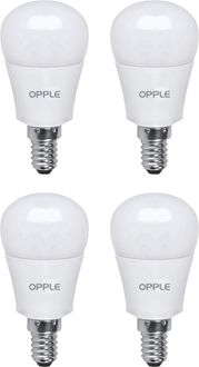 Opple 5W E14 Plastic LED Bulb (Yellow, Pack of 4) Price in India