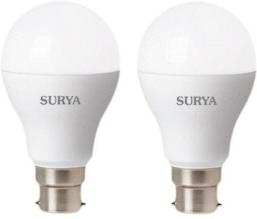 Surya B22D Neo 12 W 1080 Lumens LED Bulb (White, Pack of 2)