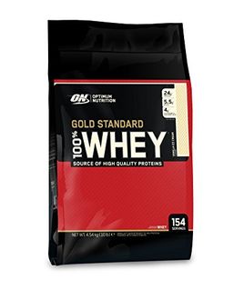 Optimum Nutrition 100% Whey Gold Standard (10 lbs ,Vanilla Ice Cream)