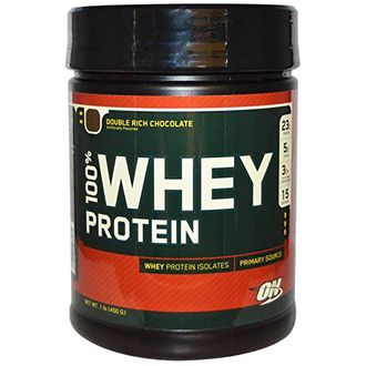 Optimum Nutrition 100% Whey Protein (1 lb, Double Rich Chocolate)