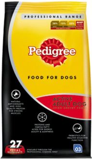 Pedigree  Active Adult Dog Food (10 kg)