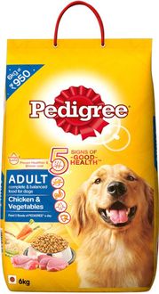 Pedigree Adult Chicken and Vegetable Dog Food (6 kg)
