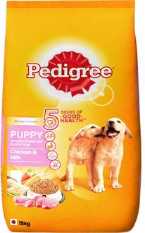 Pedigree Puppy Chicken and Milk Dog Food (15 kg)