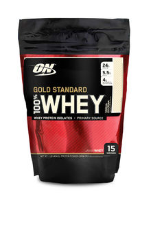 Optimum Nutrition 100% Whey Gold Standard (1 lbs ,Vanilla Ice Cream)