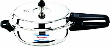 Butterfly Blue Line Wider Stainless Steel 4.5 L Pan Pressure Cooker