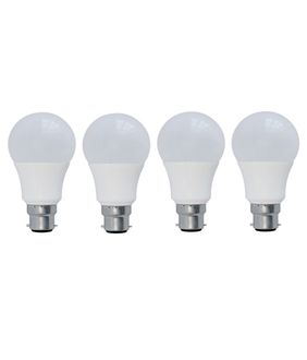 Syska 5W B22 LED Bulb (White, Pack Of 4)