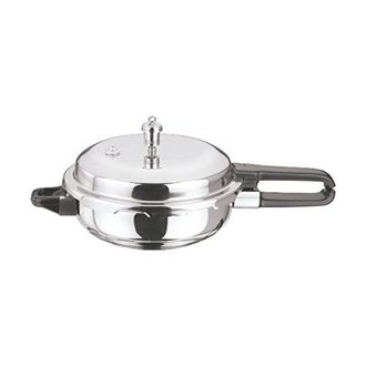 Vinod Cookware PPWC JR Stainless Steel Sandwich Bottom 3 L Pressure Cooker (Induction Bottom,Outer Lid)