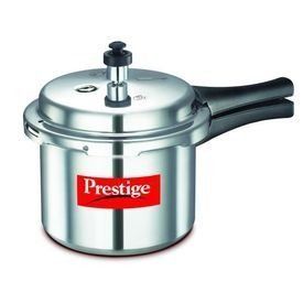 Prestige Popular Plus Induction Base Aluminium Pressure Cooker, 3 Litres