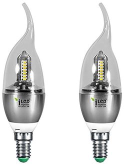 Imperial 3687 3W E14 LED Bulb (White, Pack Of 2)