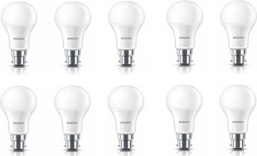 Philips Ace Saver 9W B22 825L LED Bulb (Cool Day Light, Pack Of 10)