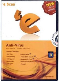 eScan AntiVirus 4 PC 1 Year