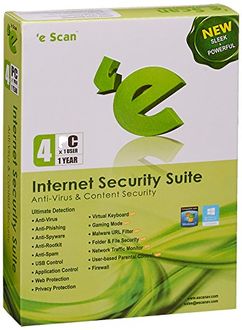eScan Internet Security 4 Users 1 Year