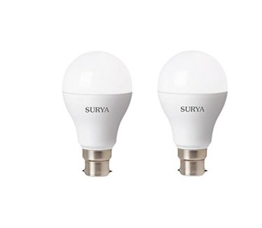 Surya Eco 12W B22 LED Bulb (Cool Day Light, Pack of 2)