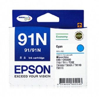Epson 91N C13T107290 Cyan Ink Cartridge