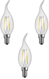 Imperial LWP02 2W E14 LED Filament Bulb (White, Pack Of 3) 