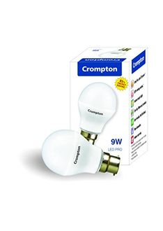 Crompton 9W B22 LED Bulb (Cool Day Light, Pack Of 50)