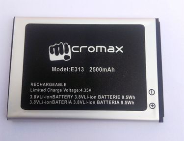 Micromax E313 2500mAh Battery Price in India