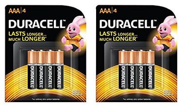 Duracell AAA Long Lasting Alkaline Battery (8 Pcs)
