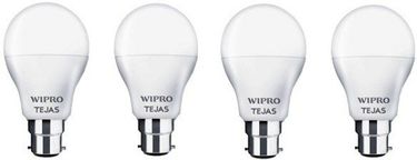 Wipro Tejas 9W B22 LED Bulb (Cool Day Light, Pack Of 4) Price in India