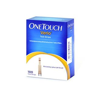 One Touch Blood Glucose Test Strips (100 Strips)