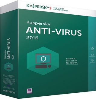 Kaspersky Antivirus 2016 5 PC 1 Year