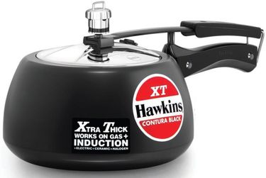 Hawkins Contura Black CXT30 3 L Hard Anodized Pressure Cooker (Inner Lid)