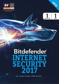 Bitdefender Internet Security 2017 1 PC 1 Year Antivirus